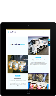 Culina Tablet Screen Capture - Featured Projects Solutely