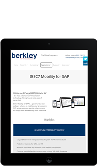 Berkley Tablet Screen Capture - Featured Projects Solutely